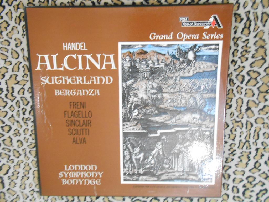 3LP Box Set Handel, Sutherland, Berganza – Alcina