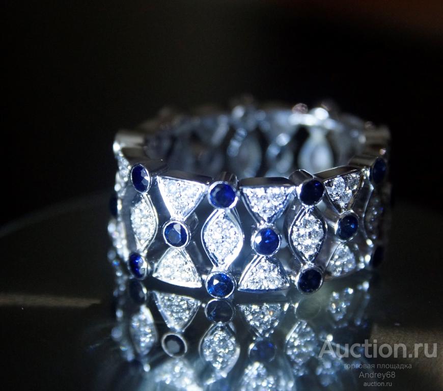 Золотое мужское «подвижное» кольцо с бриллиантами