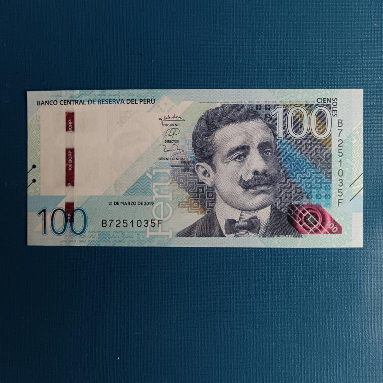Перу 100 солей 2019 (2021) год  Пресс лот П
