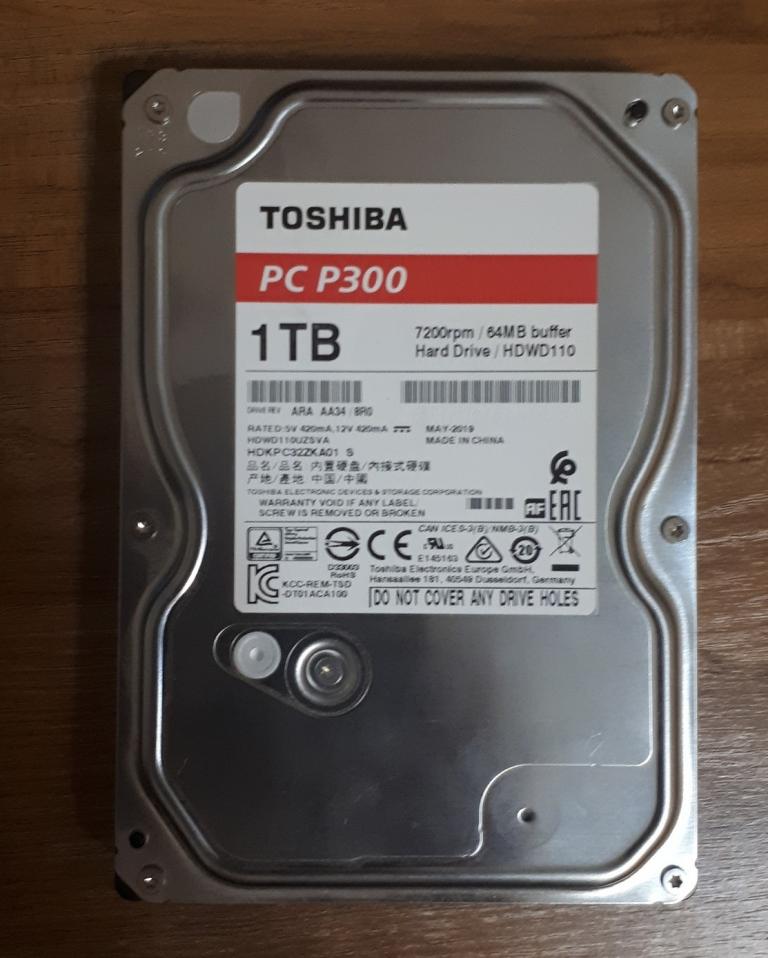 Жесткий диск HDD 1 Tb SATA 3.5 Toshiba