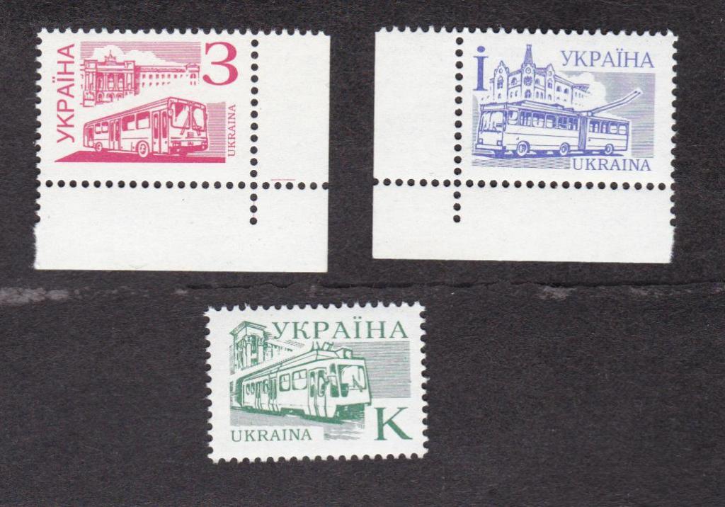 Украина 1995 Стандарт Городской транспорт (4085)