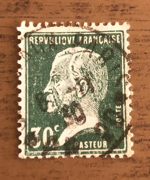 Марки Франции 1925 г Луи Пастер