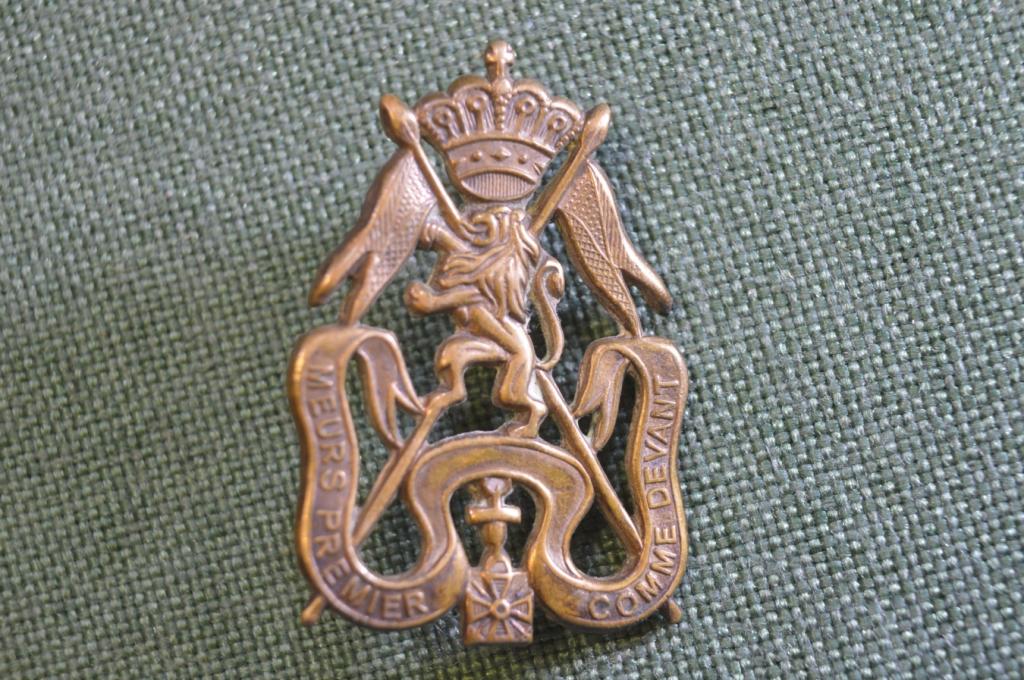 Кокарда полковая знак 2-й Уланский полк Королевских ВС. Бельгия.