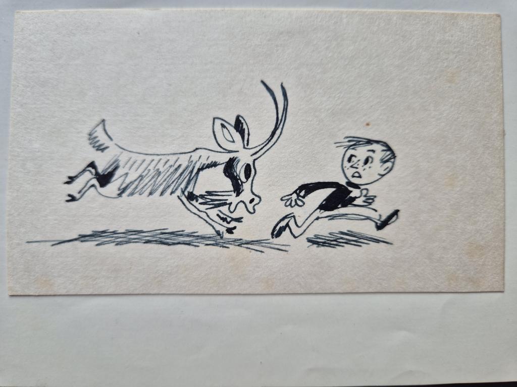 Беломлинский М.С. (1934-2020) Мальчик и козел