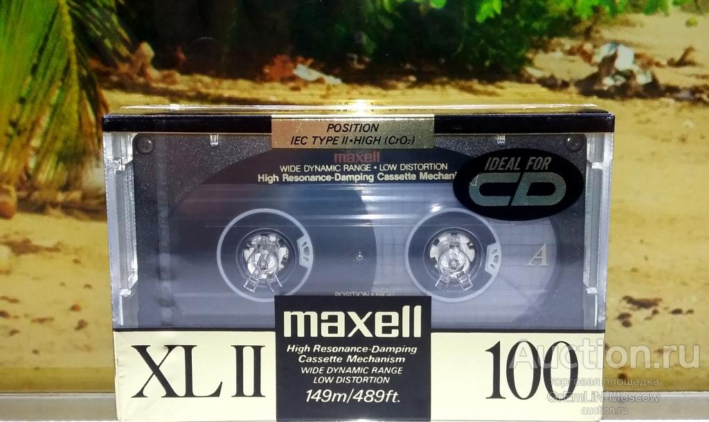 Аудиокассета MAXELL XLII 100 (92г) Japan (for USA)
