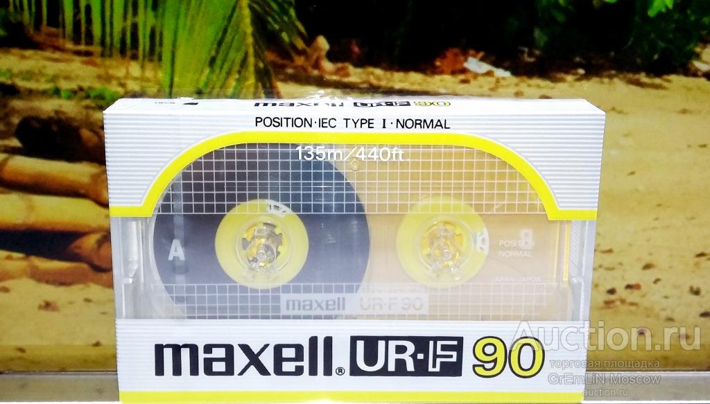 Аудиокассета MAXELL UR-F 90 (87г) Japan