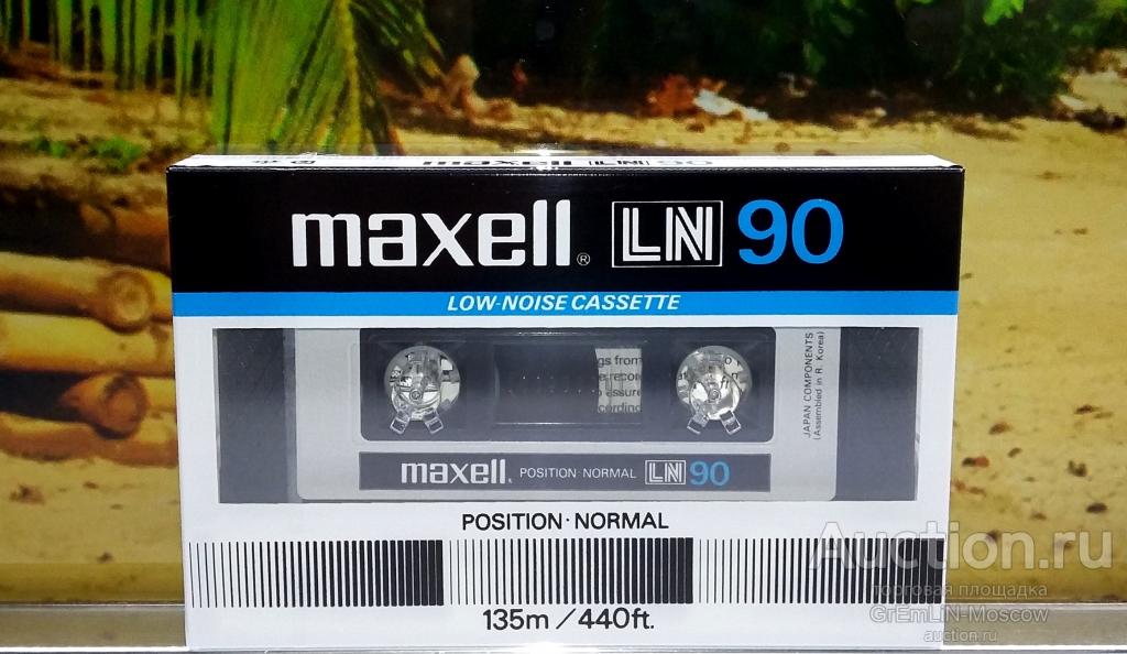 Aудиокaсcеты MAXELL LN 90 (82г.) Japan/Korea