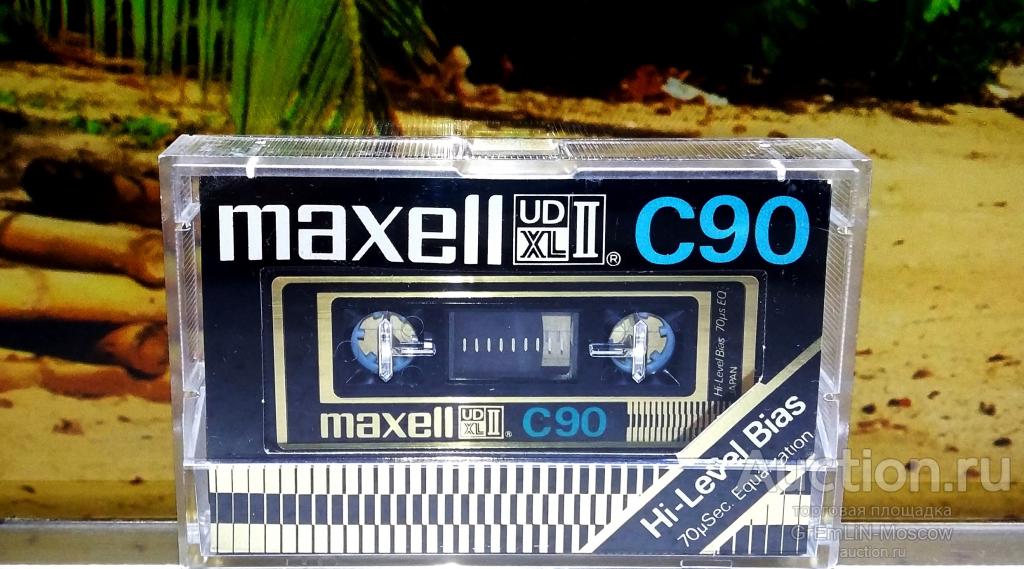 Аудиокассета MAXELL UDXLII C90 (78г) Japan for USA