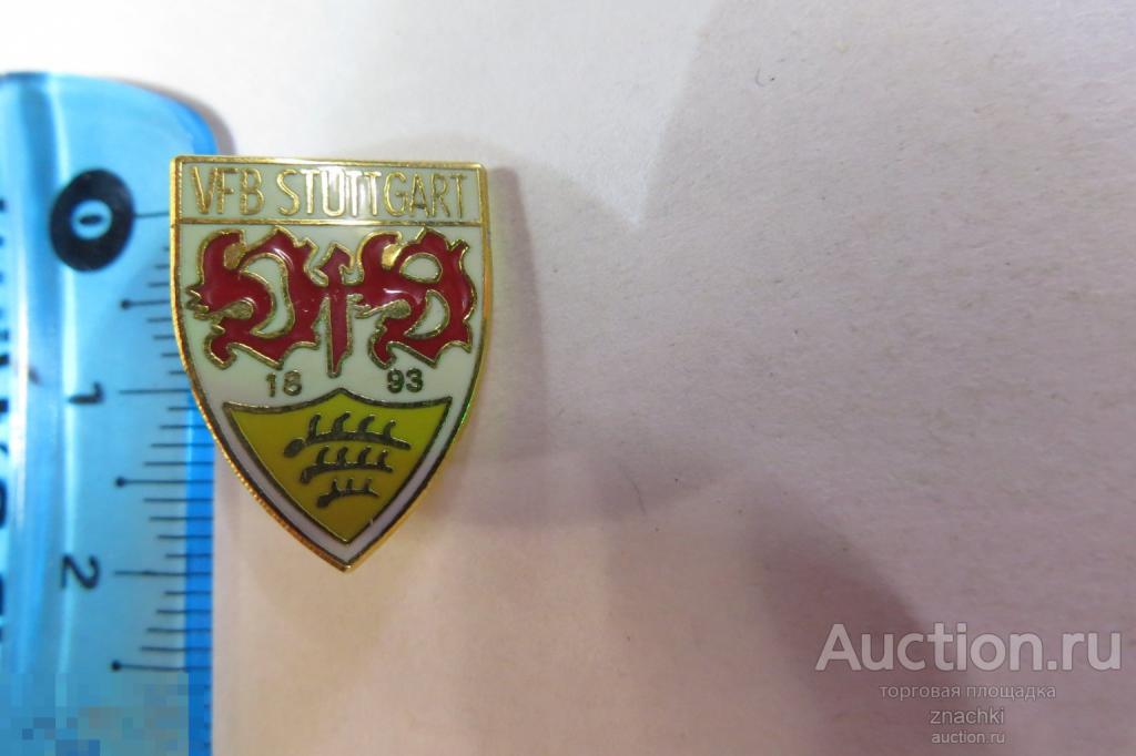 СПОРТ VFB STUTTGART 1893  Немецкий футбольный клуб  тяжелый эмаль   ( S )