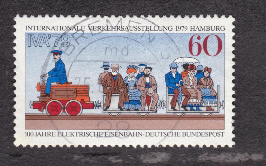 ФРГ 1979 100 лет электрофицированным железным дорогам (4145)