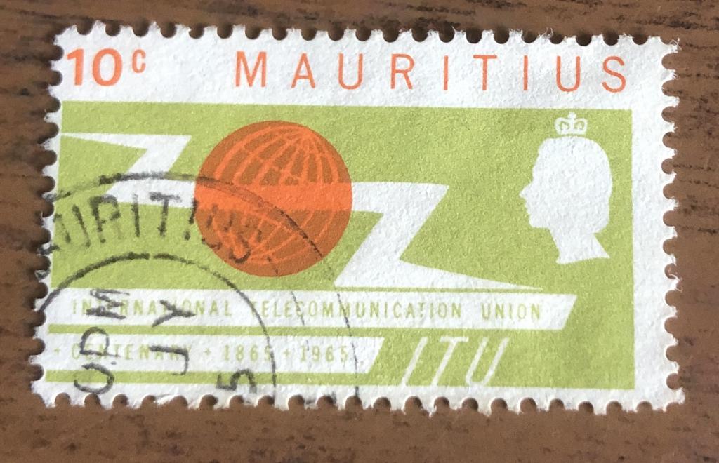 Марки Маврикий 1965 г международный союз электросвязи