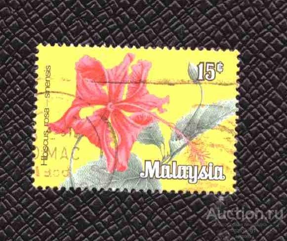 Малайзия     гашеная   флора   №   4114
