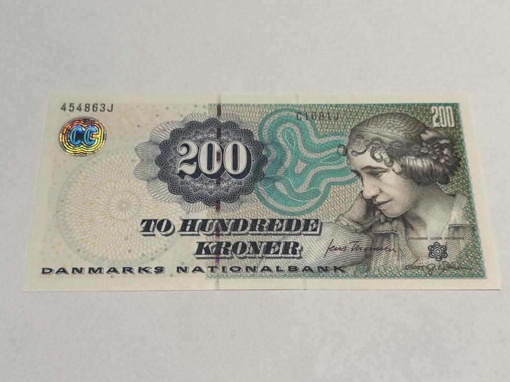 Дания, 200 крон, 2006 год, UNC