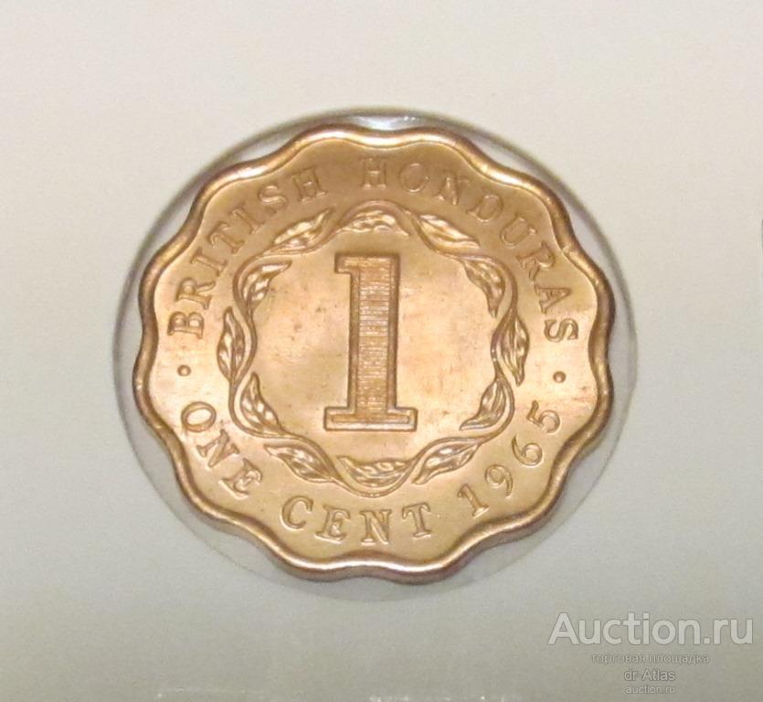 Британский Гондурас 1 цент 1965 UNC 9273