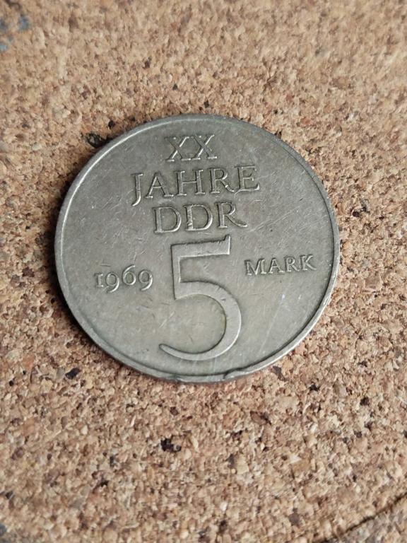 5 МАРОК ГДР 1969 ГОД.20 ЛЕТ ГДР.ИЗ КОЛЛЕКЦИИ.