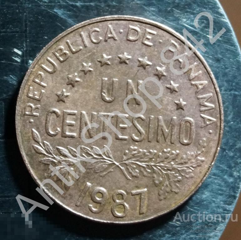 Панама 1 сентесимо 1987г.