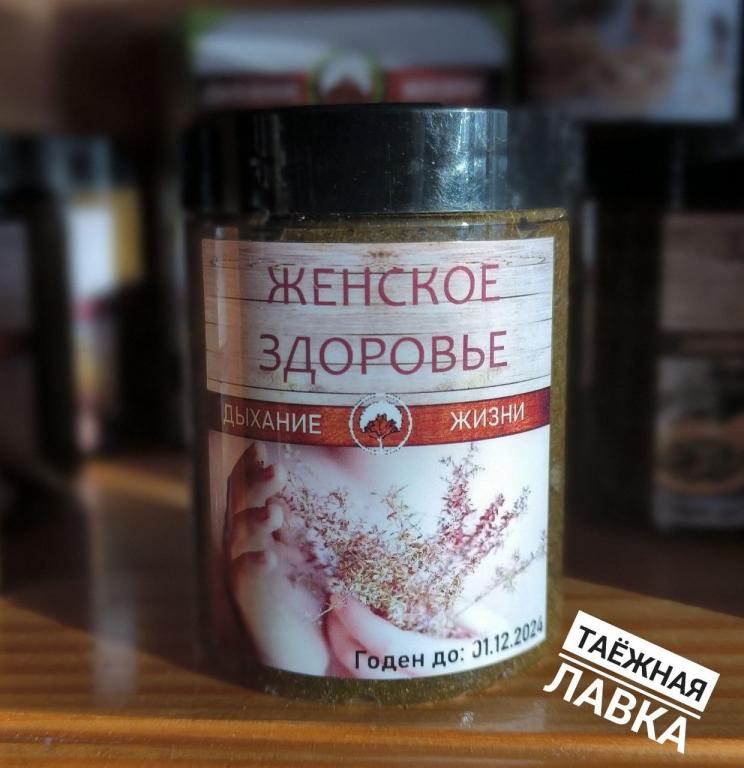 Целительный комплекс трав на меду "Женское здоровье", 100 гр