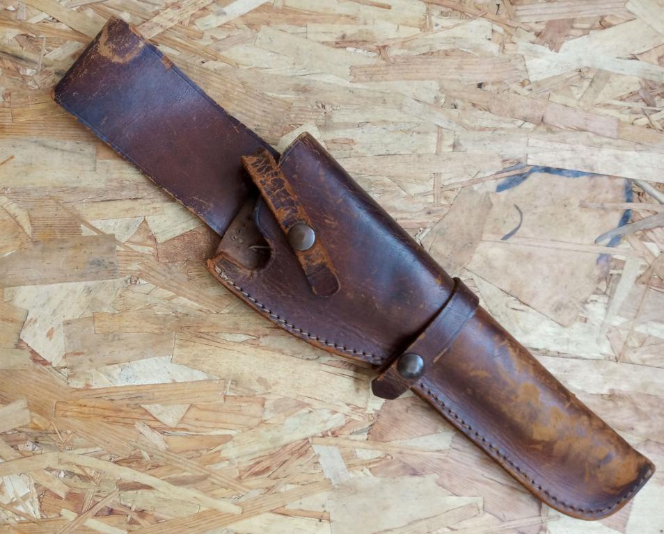 Кобура ковбойская кожаная револьверная 1940-70е гг ОРИГИНАЛ! RAR!