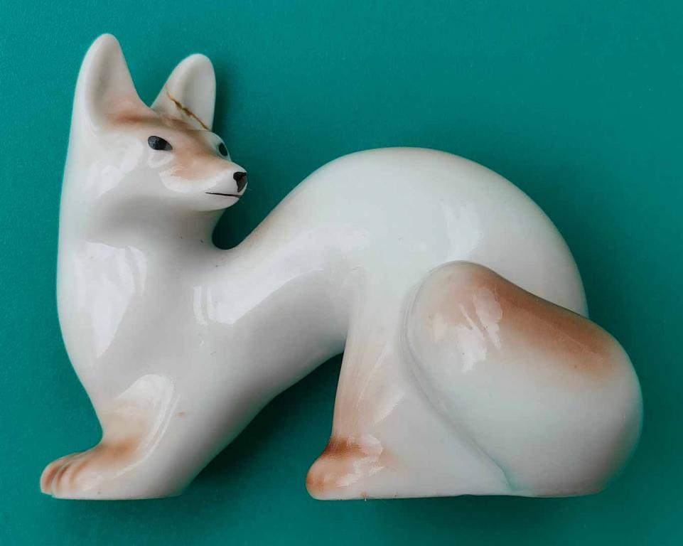 фарфоровая фигурка статуэтка КУНИЦА. ЛФЗ. дёшево!!!