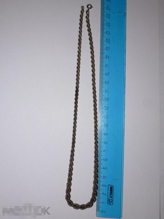 ЦЕПОЧКА СЕРЕБРО 875 ПРОБА вес 27,8 гр.