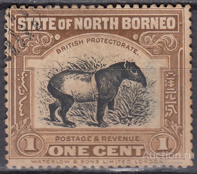 Северное Борнео. 1909 год. Тапир. Начало серии