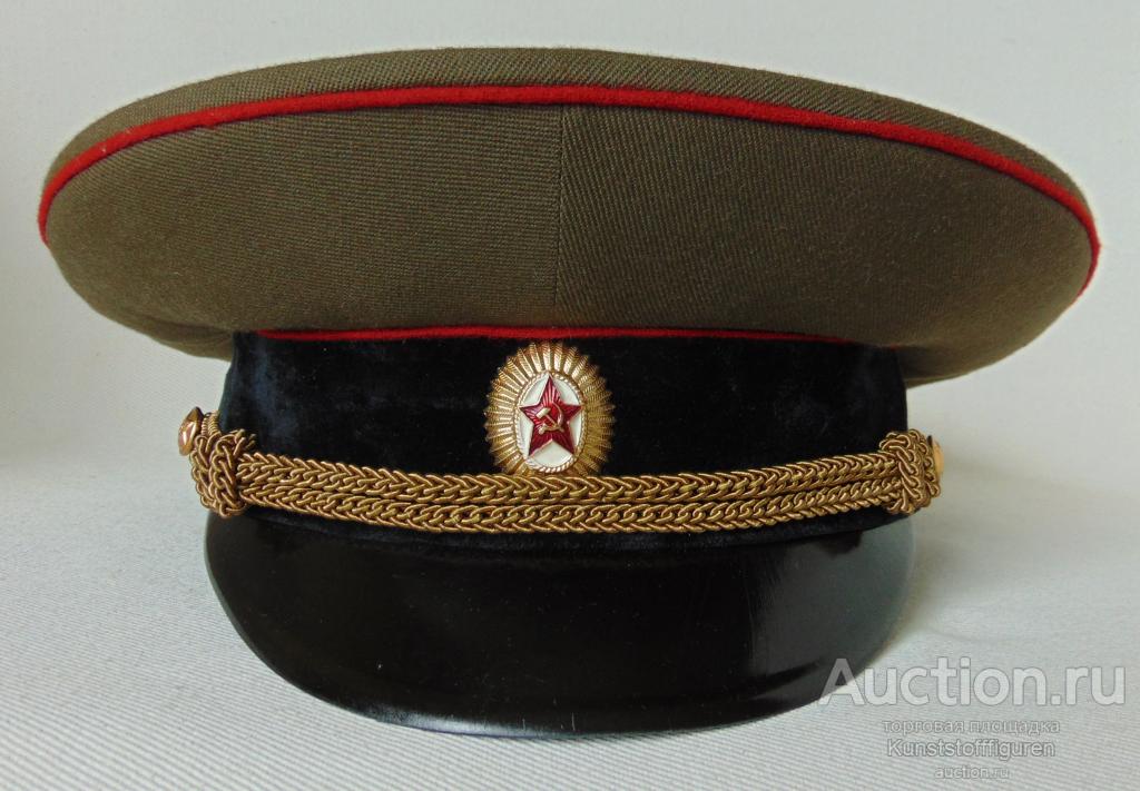 Фуражка офицерская повседневная СА, околыш бархат, ВС СССР.