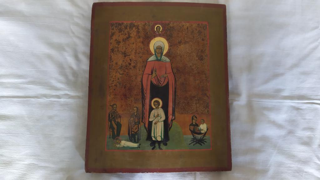 Икона Святые мученики Кирик и Иулита Иулитта Аналой