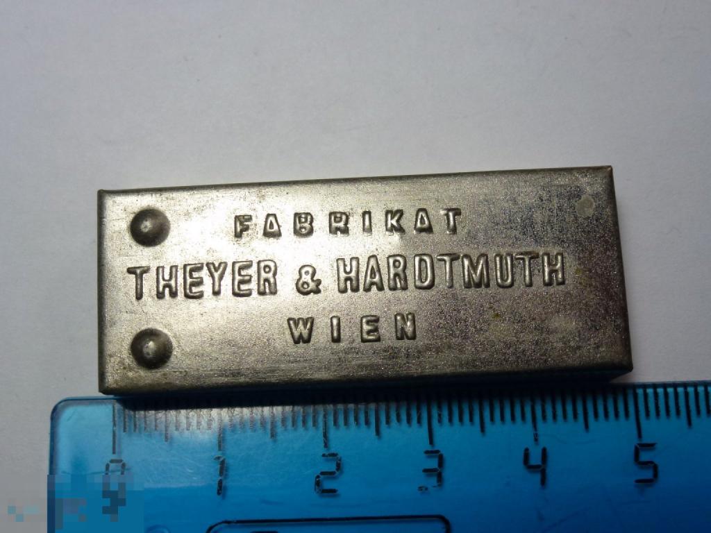 ТАБЛИЧКА FABRIKAT THEYER & HARDMUTH WIEN, НАЧАЛО 20 ВЕКА
