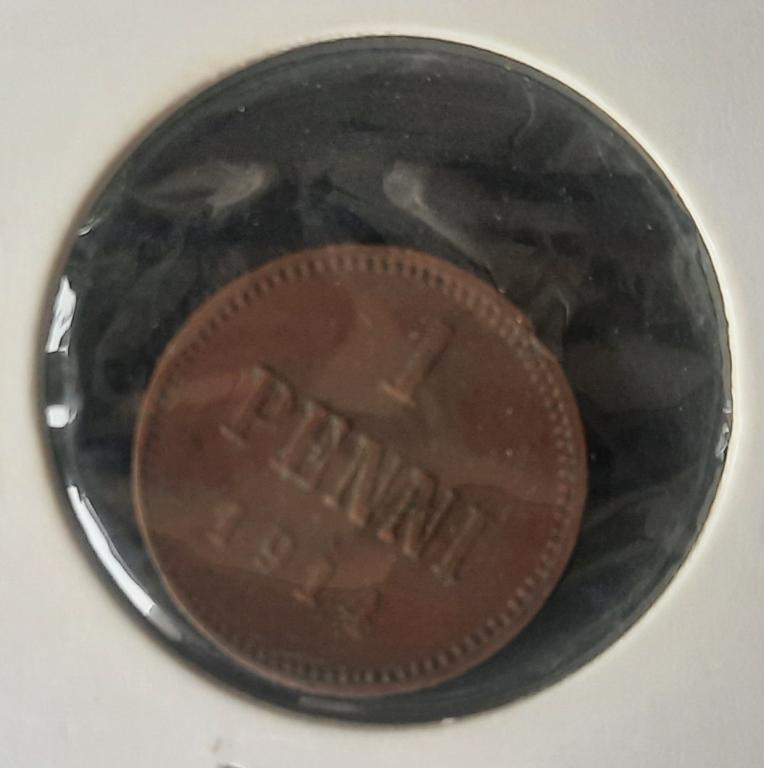 Россия для Финляндии 1 пенни 1914 г.