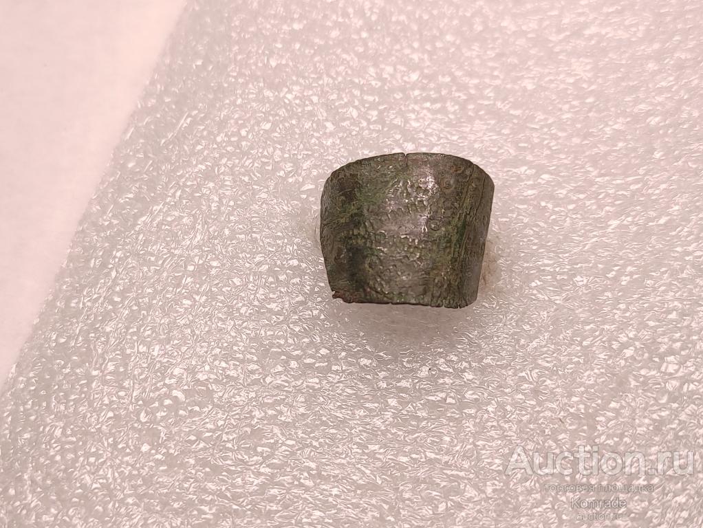 Старинный перстень кольцо Древняя Русь / бронза