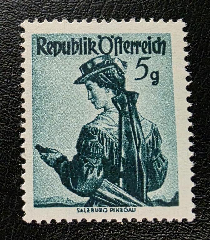 Австрия. Национальный женский костюм. Стандарт. 1948/51.**