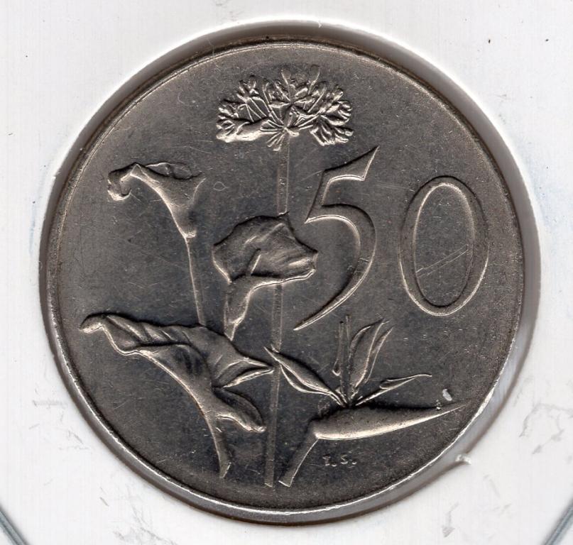 50 центов - ЮАР - 1968 - South Africa - KM#79.1