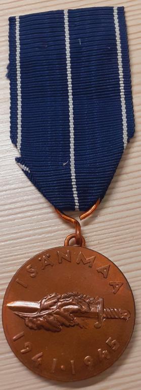 Финляндия. Медаль "В память войны 1941-1945 г.г."  ОРИГИНАЛ!!! НЕДОРОГО!!!