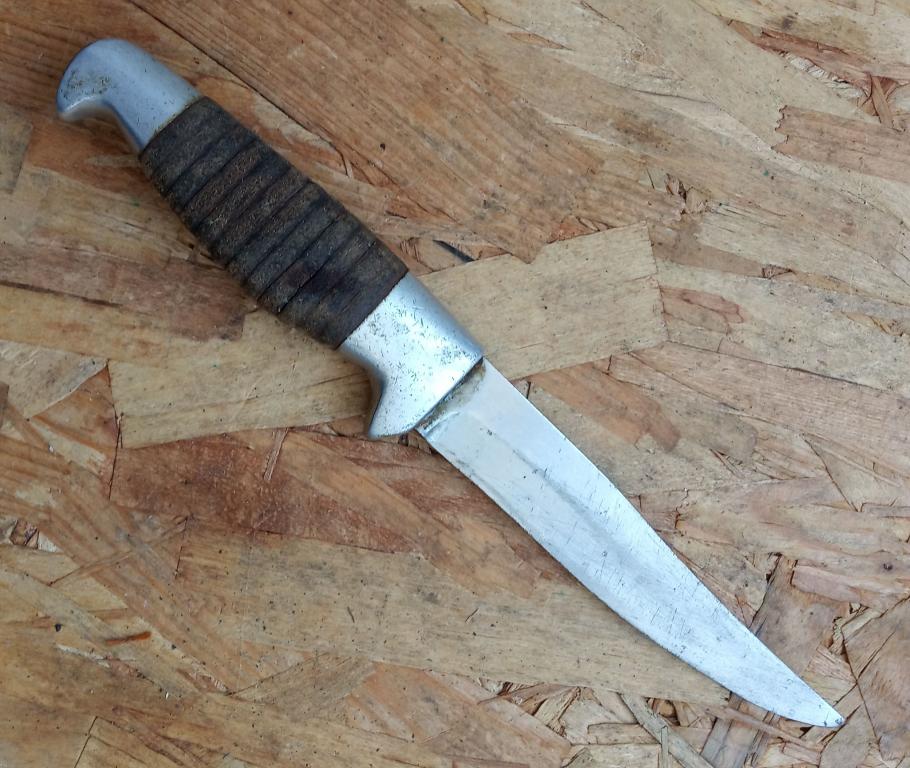 Нож гаучо охотничий handmade Аргентина 1970-80е года дл.кл.114 мм