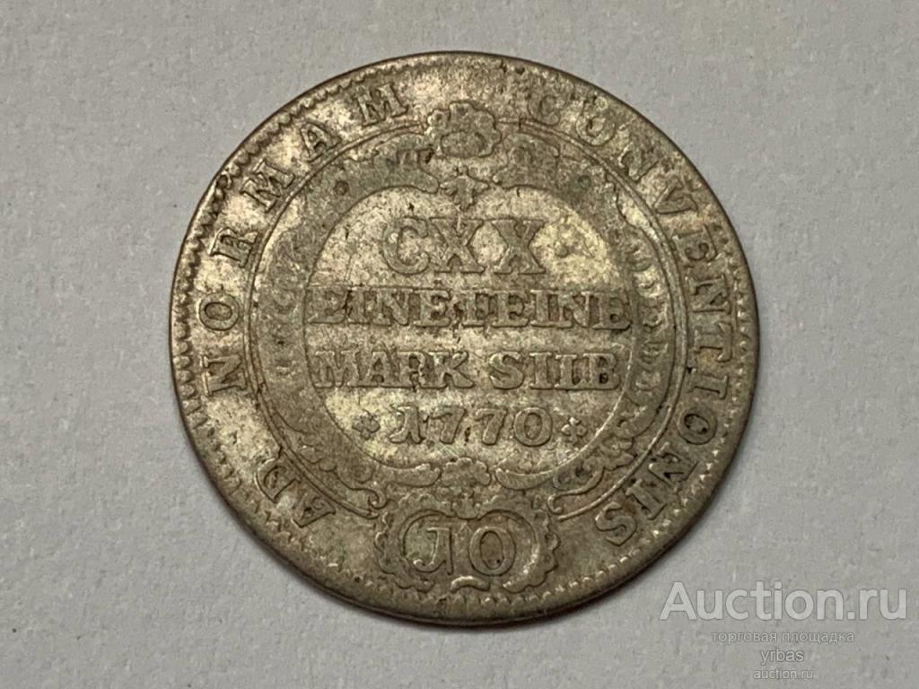 Германия 10 крейцеров. Шпайер.1770г.