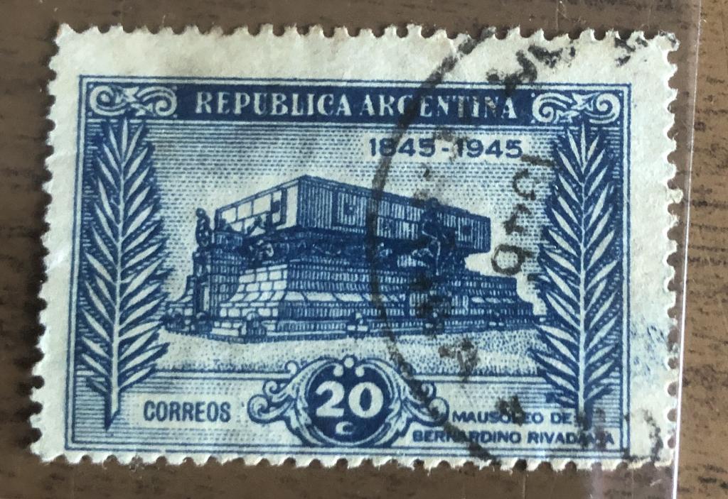 Аргентина, 1945 год. Музей Bernardino Rivadavia. Бернардино Ривадавия