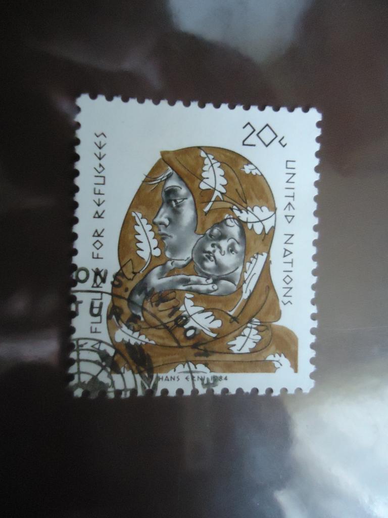 1984 г. ООН Нью-Йорк  гаш. без клея.