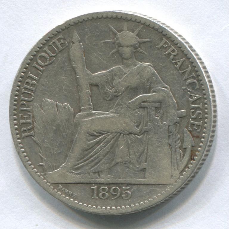 ИНДОКИТАЙ 50 ЦЕНТОВ 1895 VF