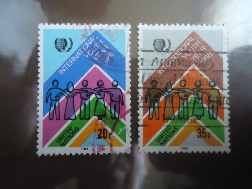 1984 г. ООН Нью-Йорк  гаш. без клея.