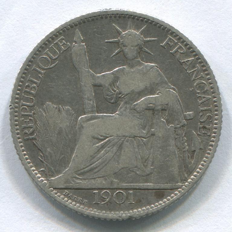 ИНДОКИТАЙ 20 ЦЕНТОВ 1901 GF