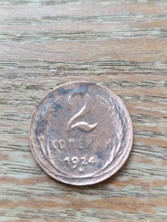 2 копейки 1924 год, оригинал