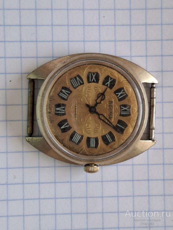 Наручные мужские часы Восток 17 камней  позолота Au 1 на ходу