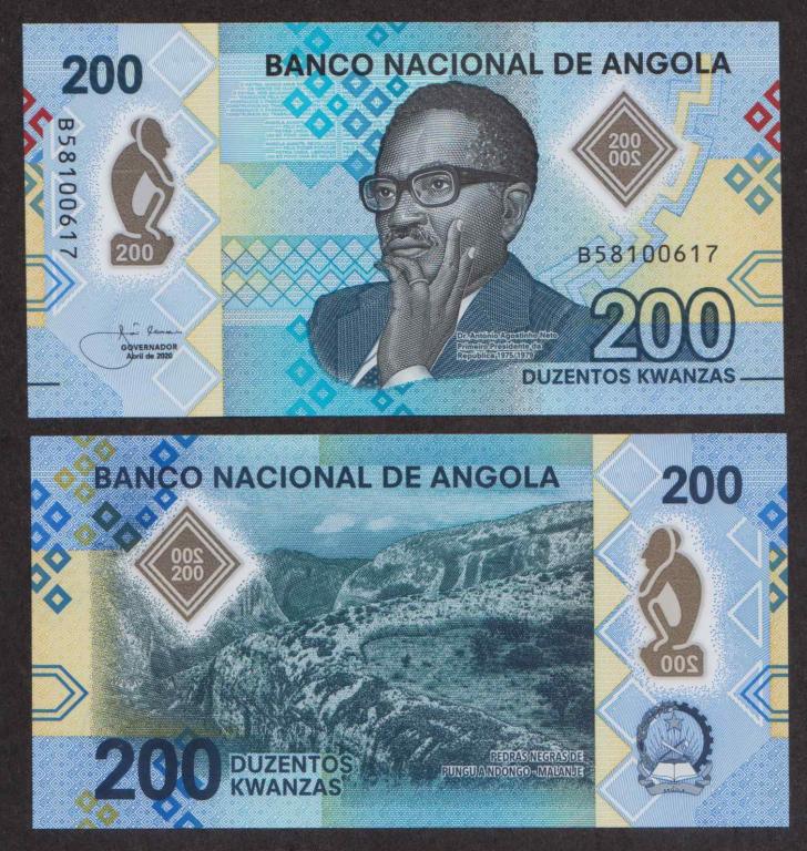 Ангола 200 Кванза 2020 P159 UNC (ПРЕСС)