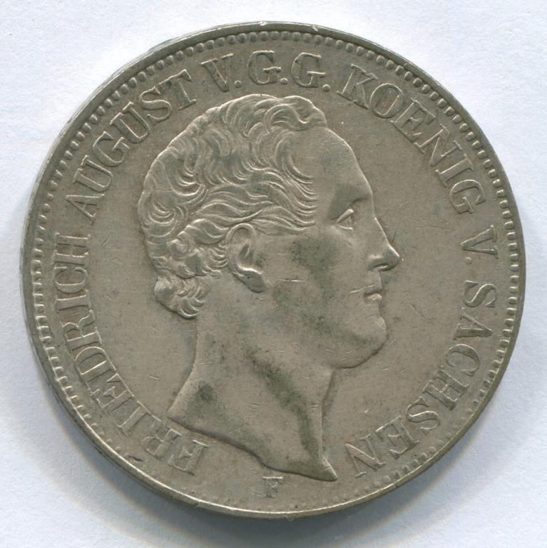ГЕРМАНИЯ/САКСОНИЯ 1 ТАЛЕР 1846 XF
