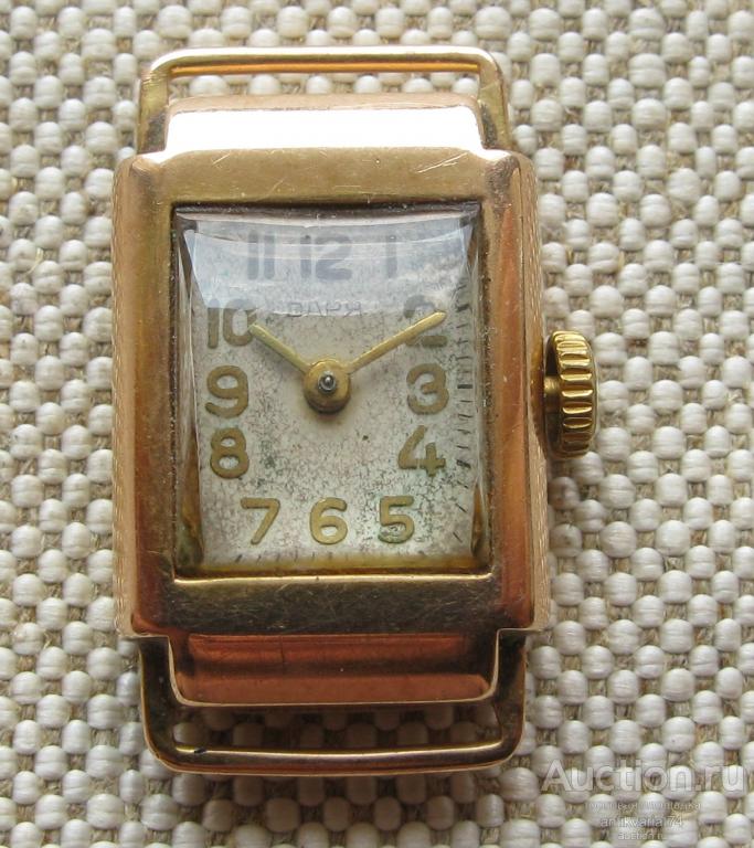 Чася Заря, золото 583 проба, 1964 г. не на ходу. 16х23мм.