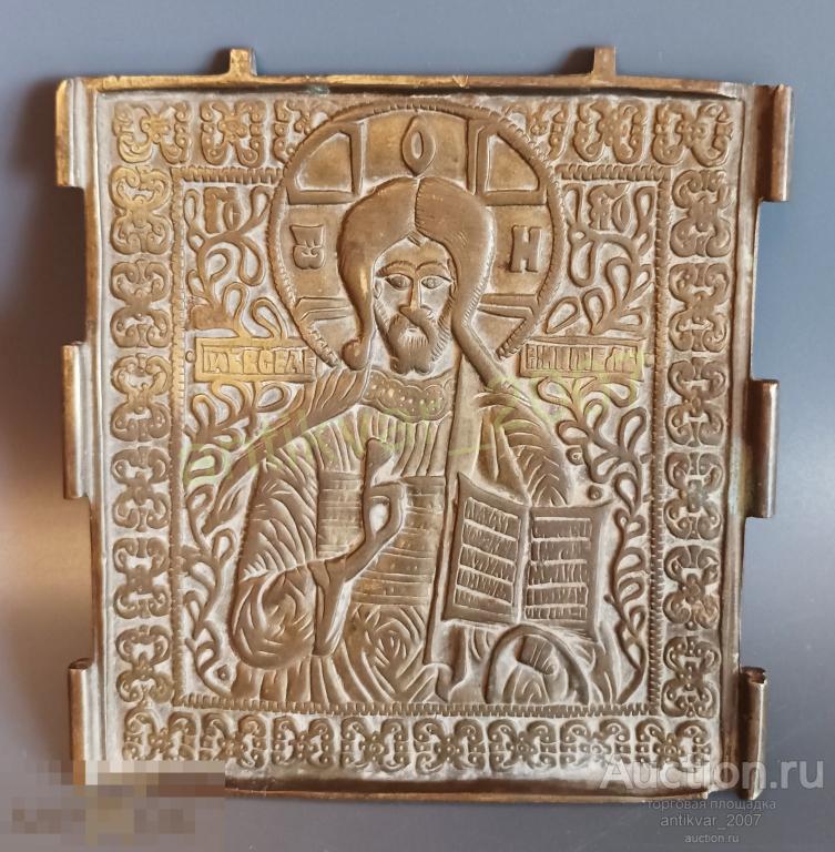 Средняя часть складня Деисус - Спас - Вседержитель