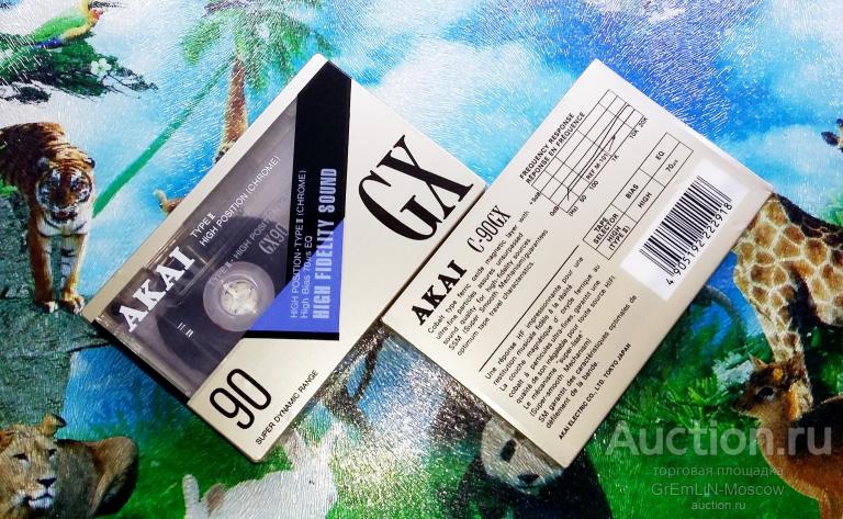 Aудиoкаcceты AKAI GX 90 (91г.) Japan