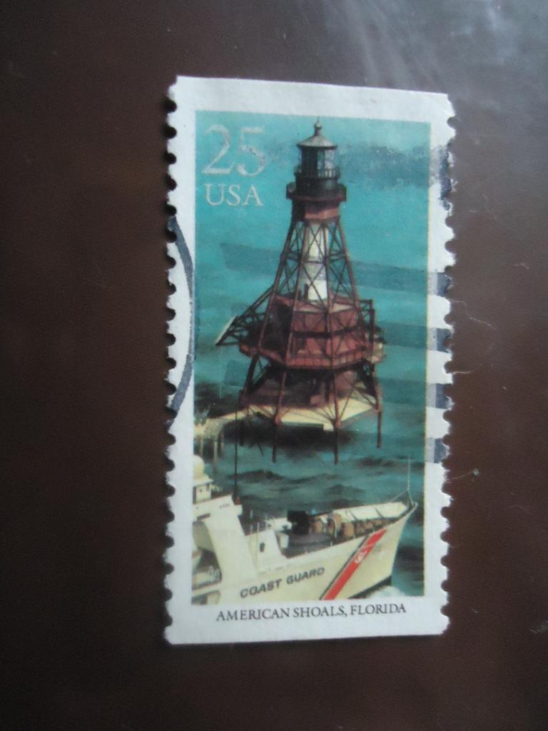 1990 г.  США  гаш. без клея.