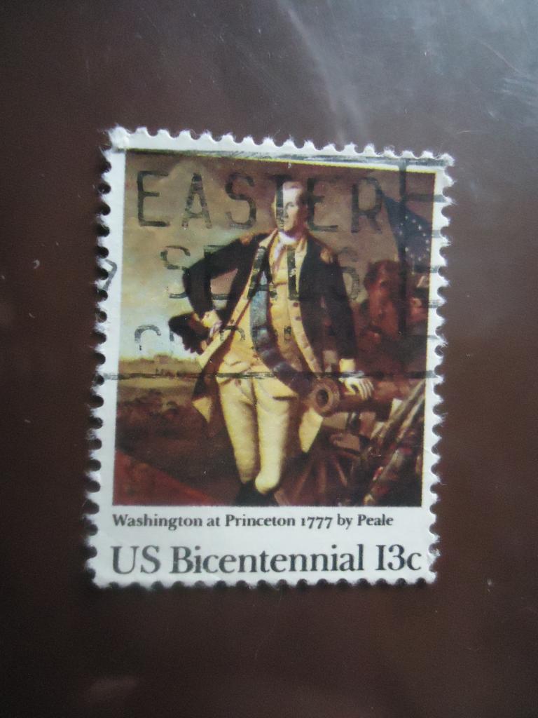 1977 г.  США  гаш. без клея.