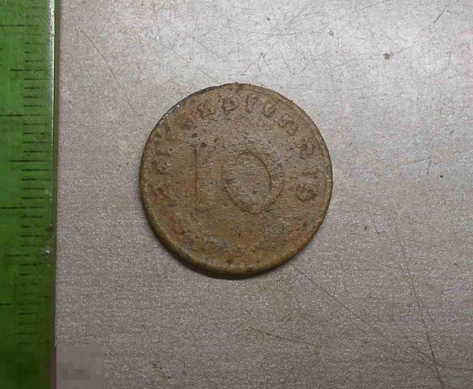 Германия 10 пфеннигов 1940 год Оригинал